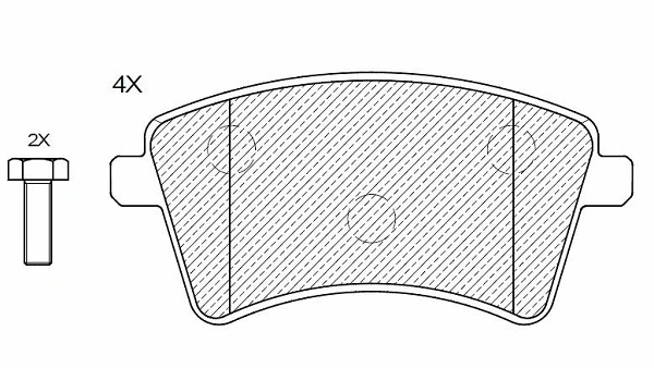 Brake Pad Set, disc brake (24119z)