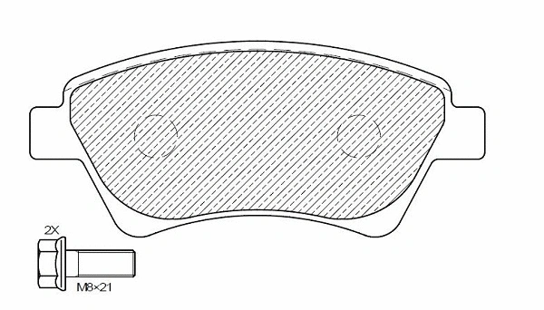 Brake Pad Set, disc brake (24987z)