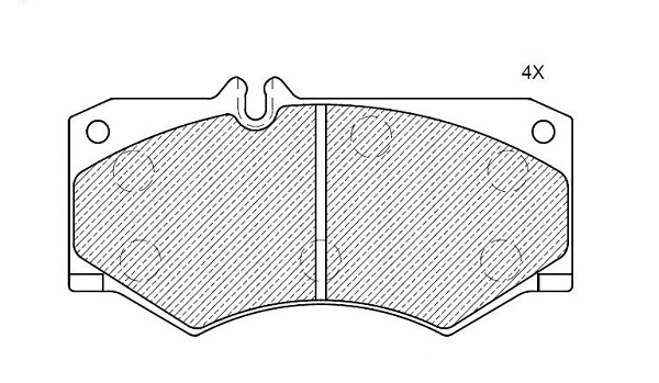 Brake Pad Set, disc brake (24141z)