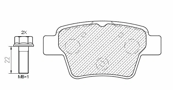 Brake Pad Set, disc brake (24183z)