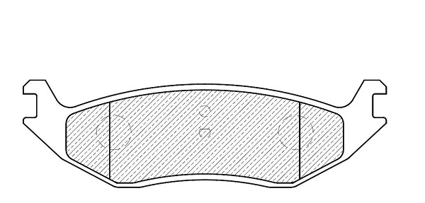 Brake Pad Set, disc brake (24615z)