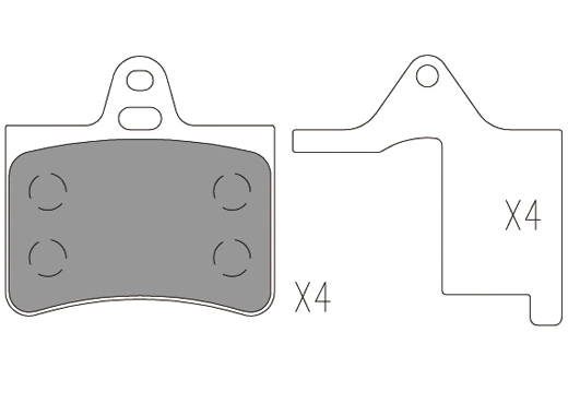 Brake Pad Set, disc brake (24031z)