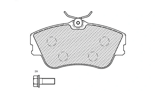 Brake Pad Set, disc brake (24762z)