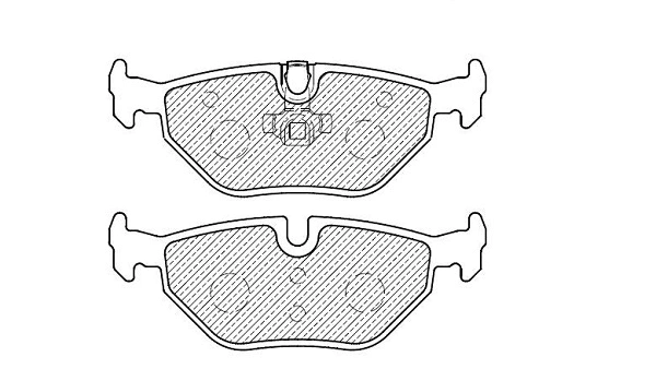 Brake Pad Set, disc brake (24844z)