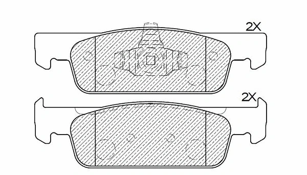 Brake Pad Set, disc brake (24178z)