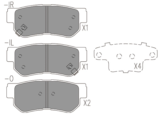 Brake Pad Set, disc brake (24025z)