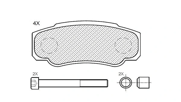 Brake Pad Set, disc brake (24169z)