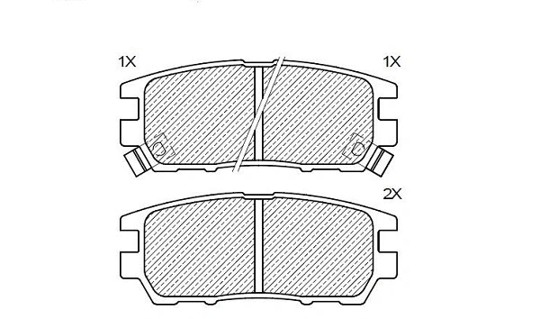 Brake Pad Set, disc brake (24167z)