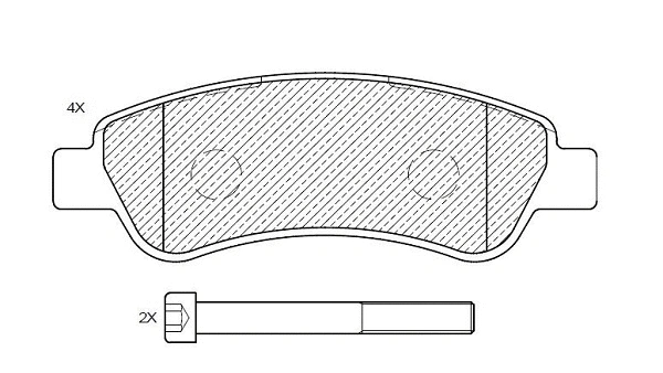 Brake Pad Set, disc brake (24913z)