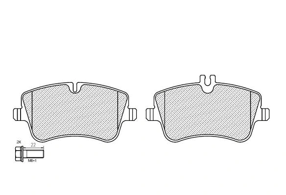 Brake Pad Set, disc brake (24137z)