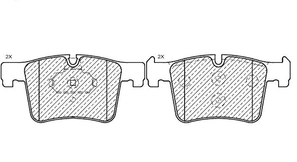Brake Pad Set, disc brake (24953z)