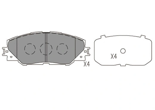 Brake Pad Set, disc brake (24040z)