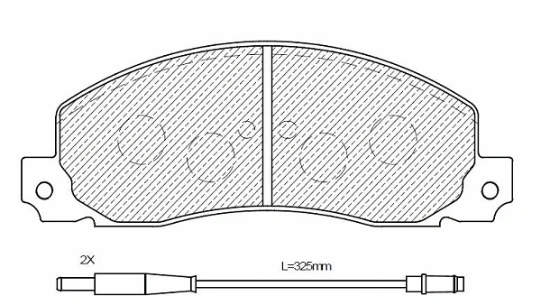 Brake Pad Set, disc brake (24361z)