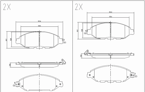 Brake Pad Set, disc brake (24667z)