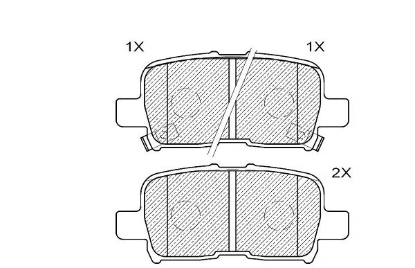 Brake Pad Set, disc brake (24619z)