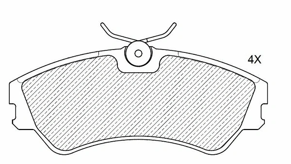 Brake Pad Set, disc brake (24823z)