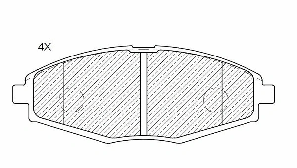 Brake Pad Set, disc brake (24830z)