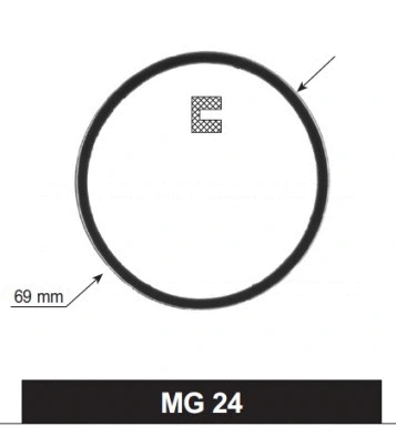 Seal, thermostat (MG24)