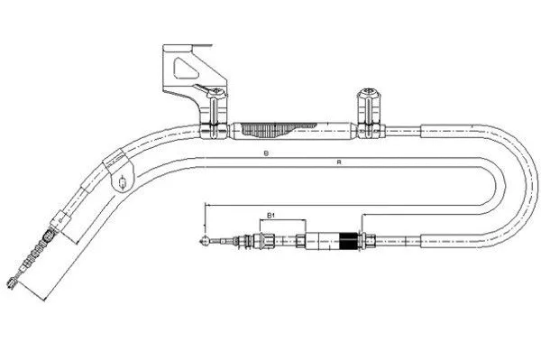 Cable Pull, parking brake (44005400)