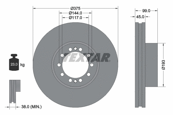 Brake Disc (93142700)