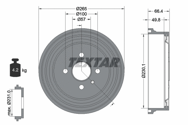 Brake Drum (94048700)