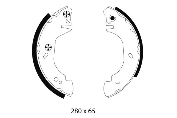 Brake Shoe Set (91044201)