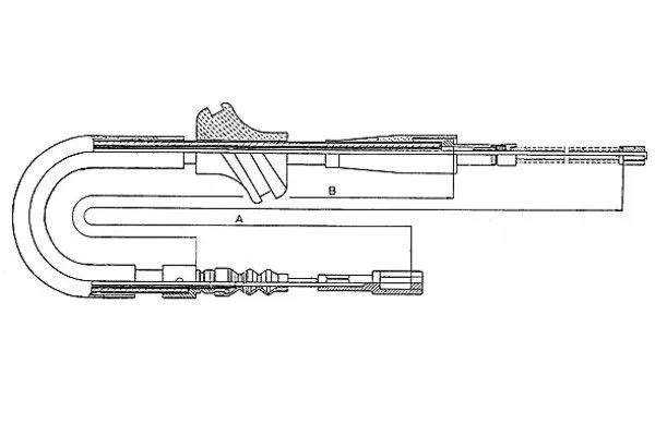 Cable Pull, parking brake (44000900)