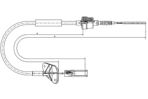 Cable Pull, clutch control (58005900)
