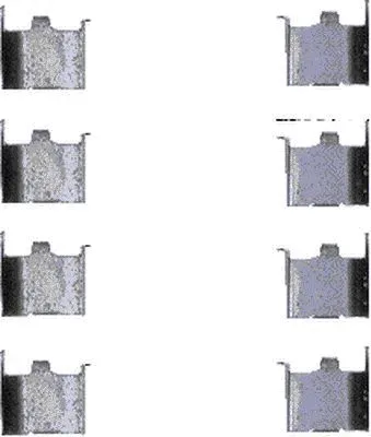 Accessory Kit, disc brake pad (82029900)