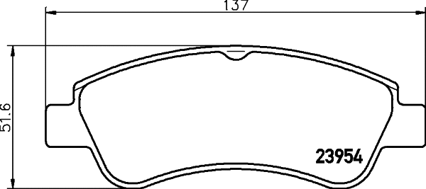Brake Pad Set, disc brake (2395405)