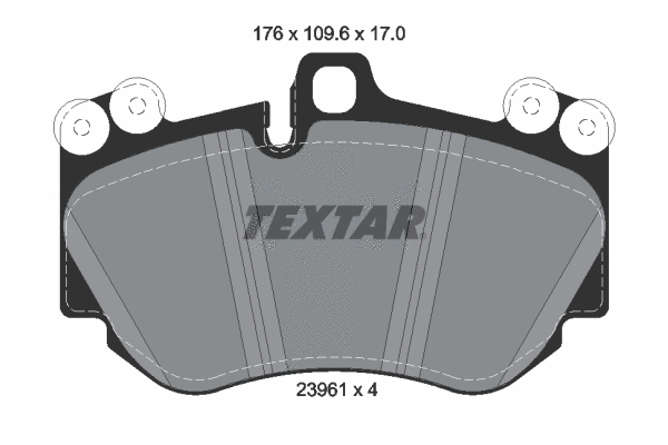 Brake Pad Set, disc brake (2396101)
