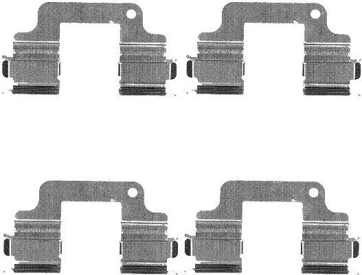 Accessory Kit, disc brake pad (82074200)