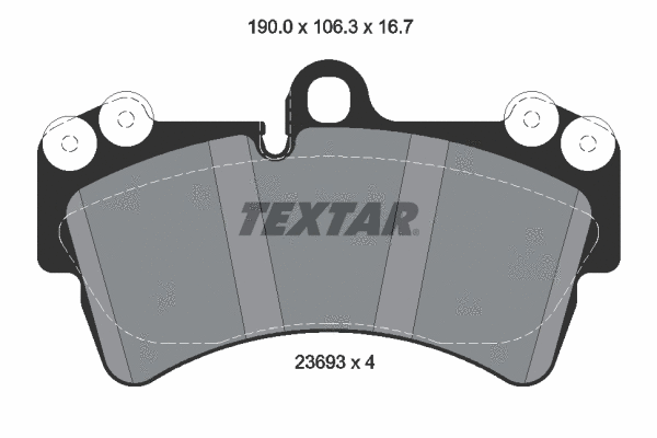 Brake Pad Set, disc brake (2369302)