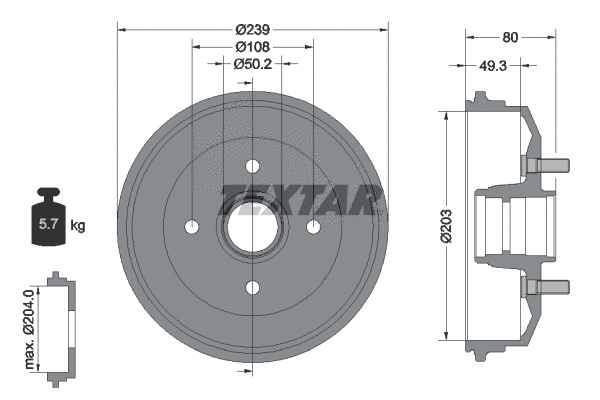 Brake Drum (94019000)