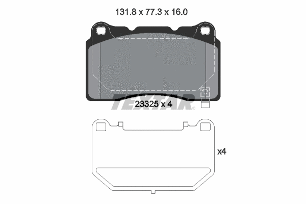 Brake Pad Set, disc brake (2332502)