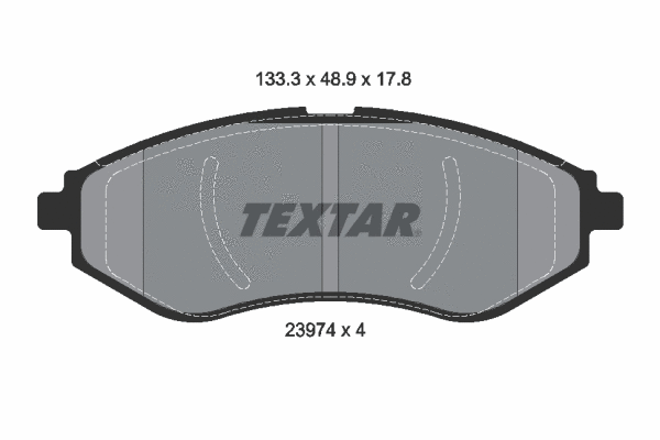 Brake Pad Set, disc brake (2397401)