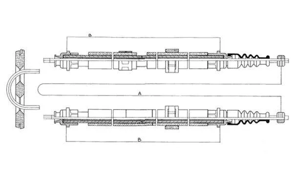 Cable Pull, parking brake (44000100)