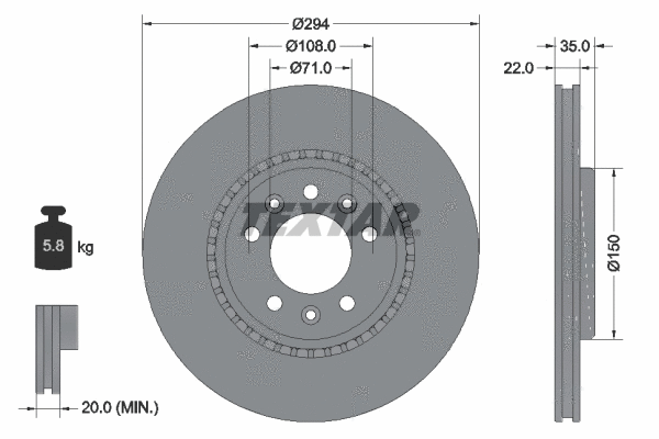 Brake Disc (92287103)