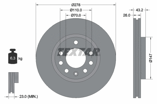 Brake Disc (92156400)