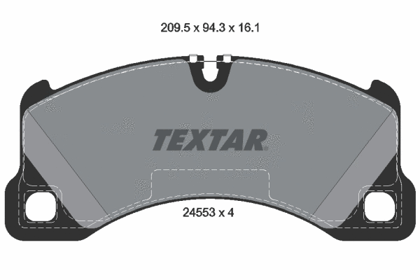 Brake Pad Set, disc brake (2455301)