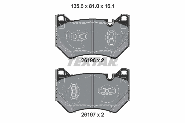 Brake Pad Set, disc brake (2619601)