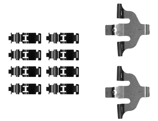 Accessory Kit, disc brake pad (82549300)