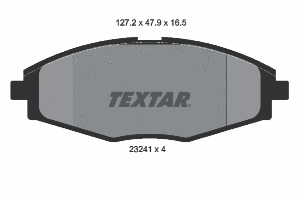 Brake Pad Set, disc brake (2324102)