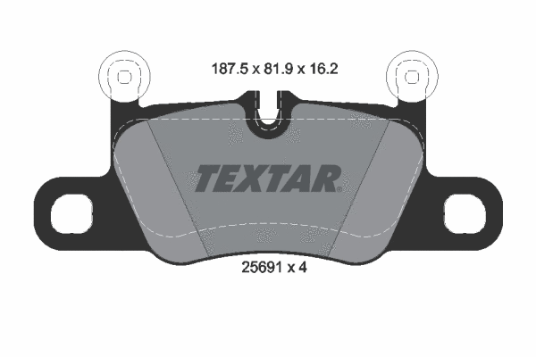 Brake Pad Set, disc brake (2569101)