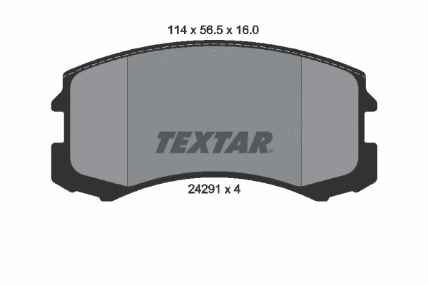 Brake Pad Set, disc brake (2429101)