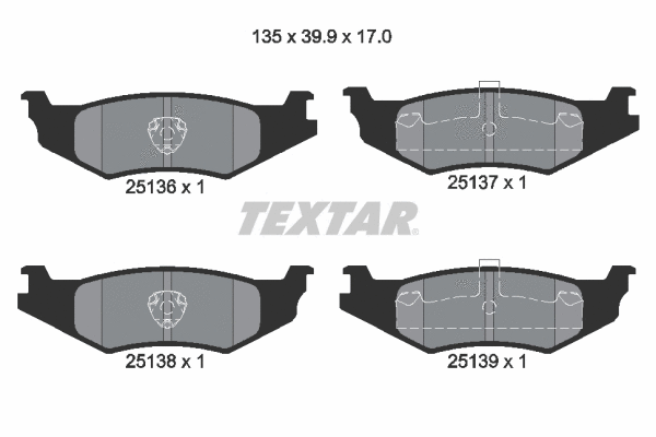 Brake Pad Set, disc brake (2513601)