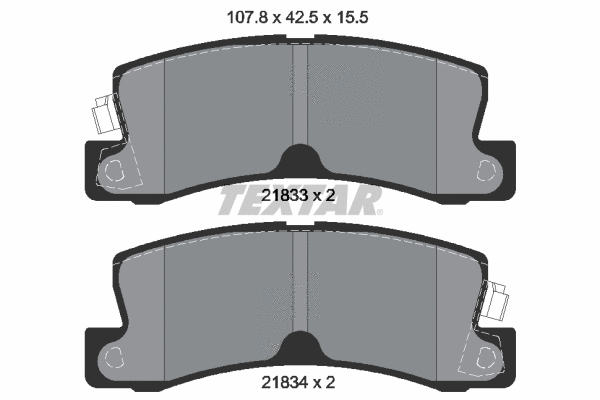 Brake Pad Set, disc brake (2183301)