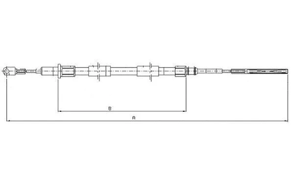 Cable Pull, parking brake (44008600)