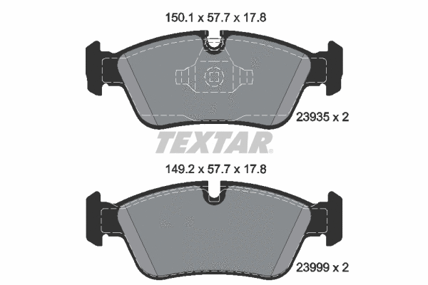 Brake Pad Set, disc brake (2393501)