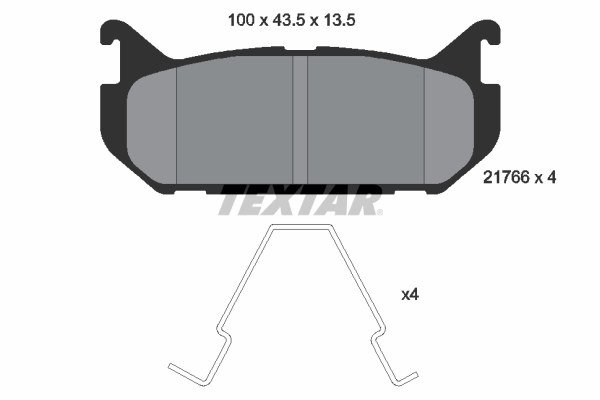Brake Pad Set, disc brake (2176603)